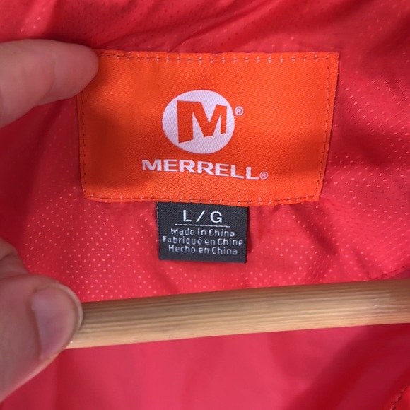 Merrell Inertia full zip Thinsulate puffer vest - bright cayenne / coral - Picture 2 of 6